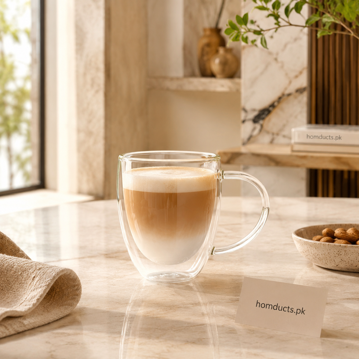 250ml Double-Wall Thermo Glass Cup